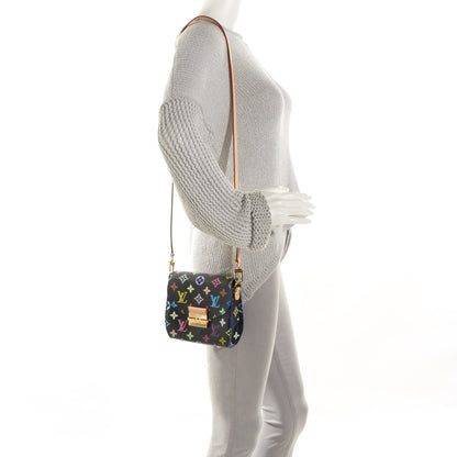 Louis Vuitton Monogram Multicolor Heartbreaker Black 2 of 7