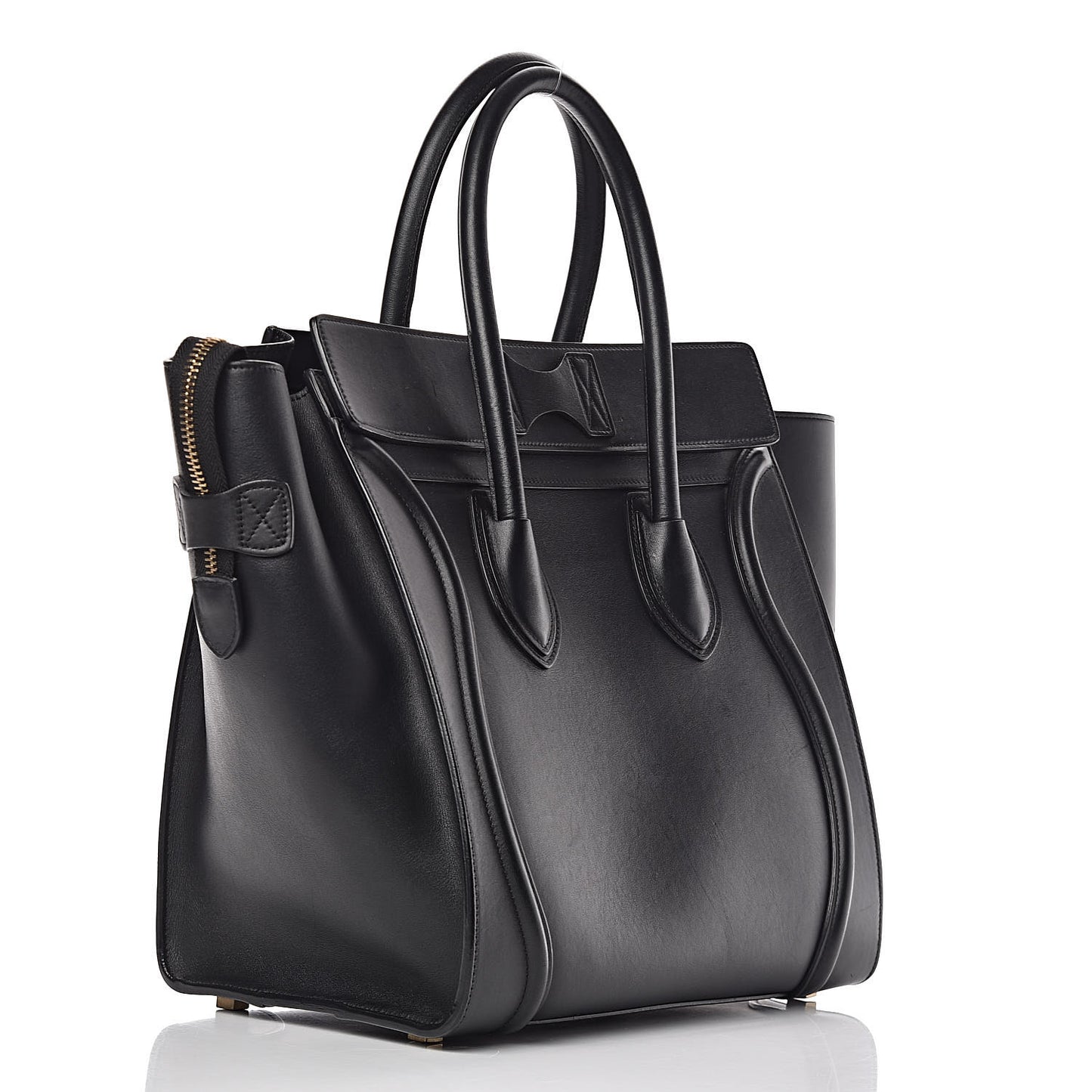 Smooth Calfskin Mini Luggage Black