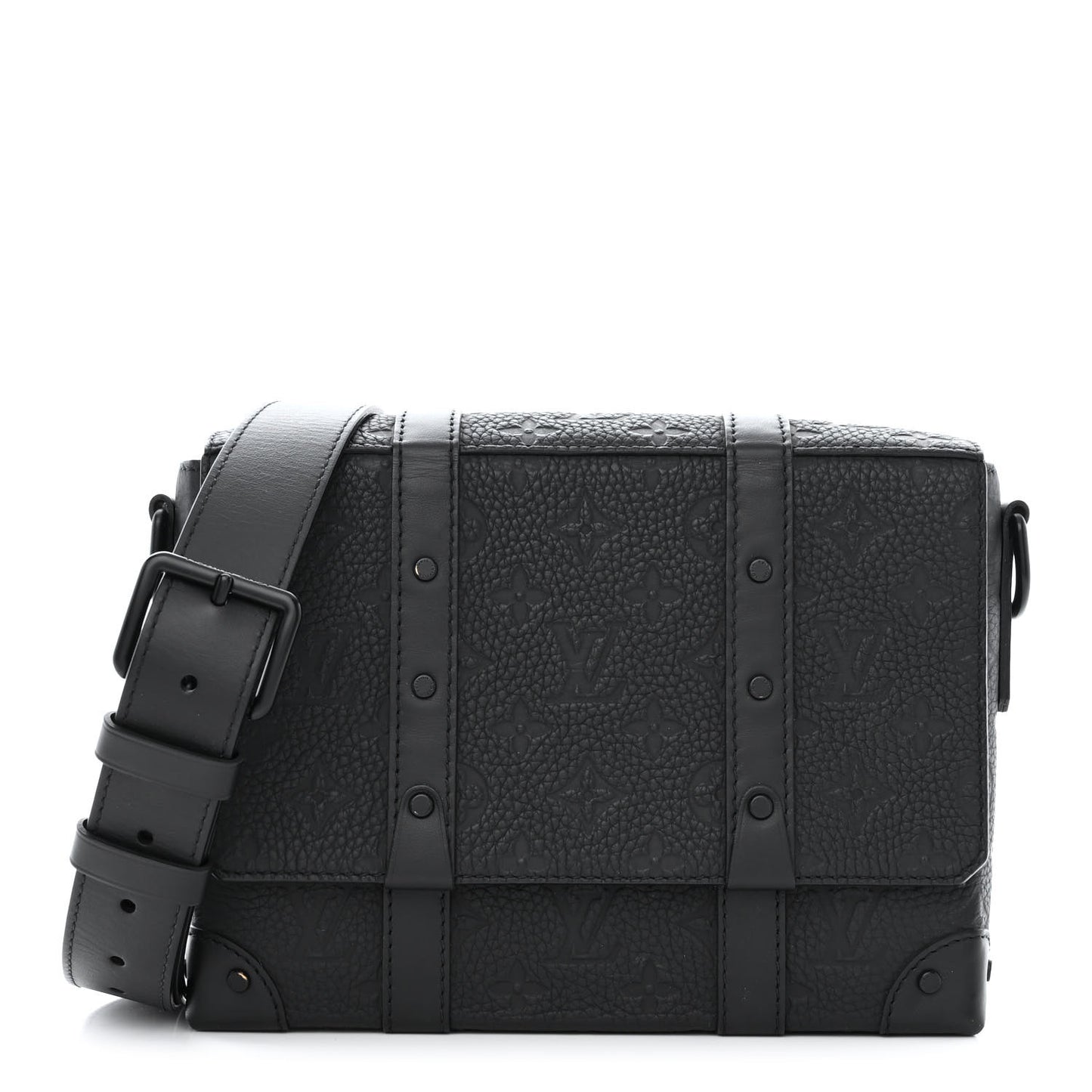 Taurillon Monogram Trunk Messenger Black