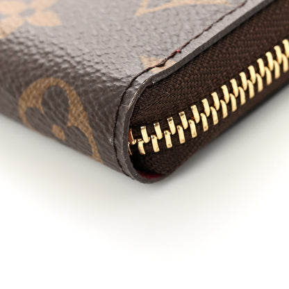 Louis Vuitton Monogram Clemence Wallet Fuchsia 9 of 10