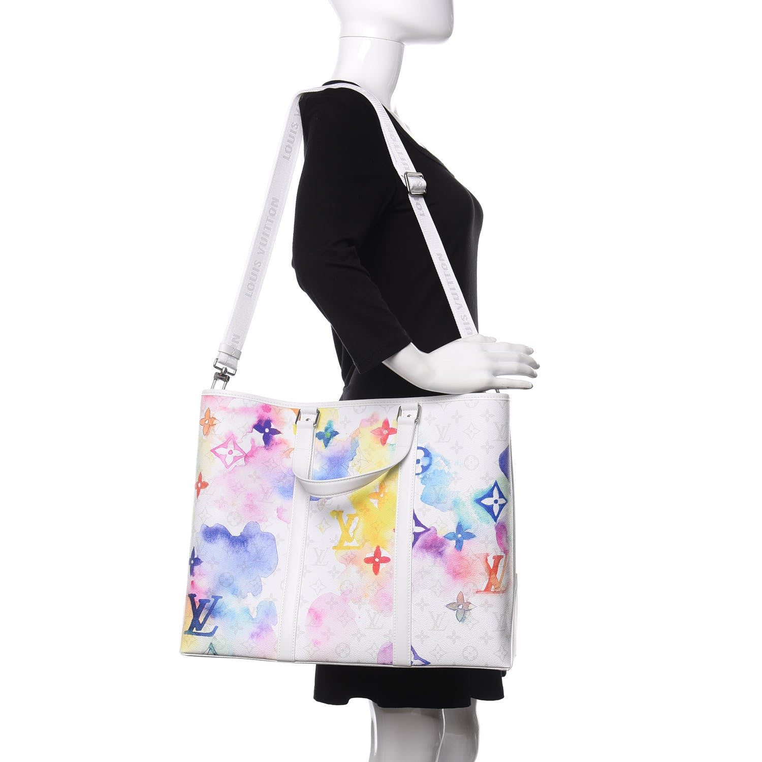 Louis Vuitton Monogram Watercolor New Tote GM Multicolor 2 of 10