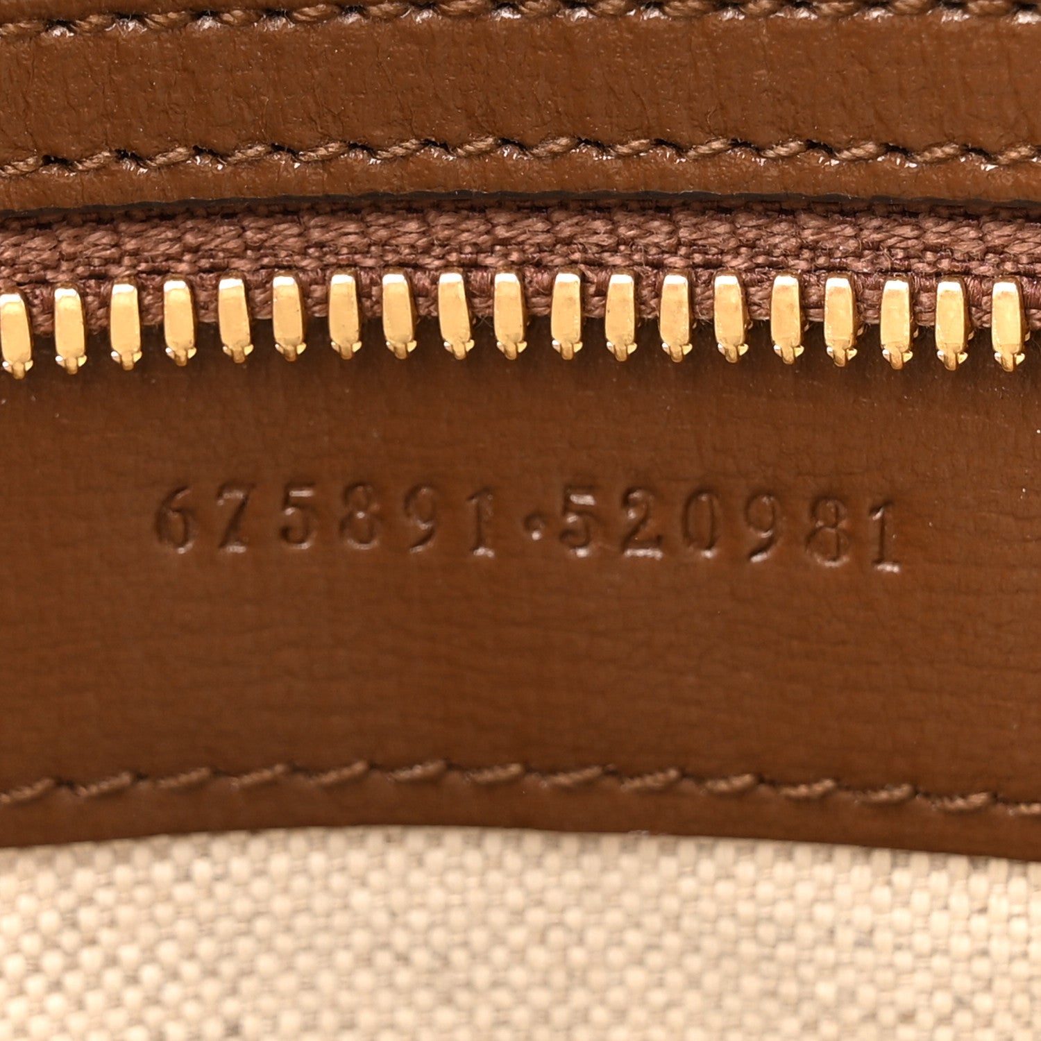 Gucci GG Supreme Monogram Azalea Calfskin Retro Interlocking G Messenger Shoulder Bag Beige Ebony Brown Sugar 7 of 15