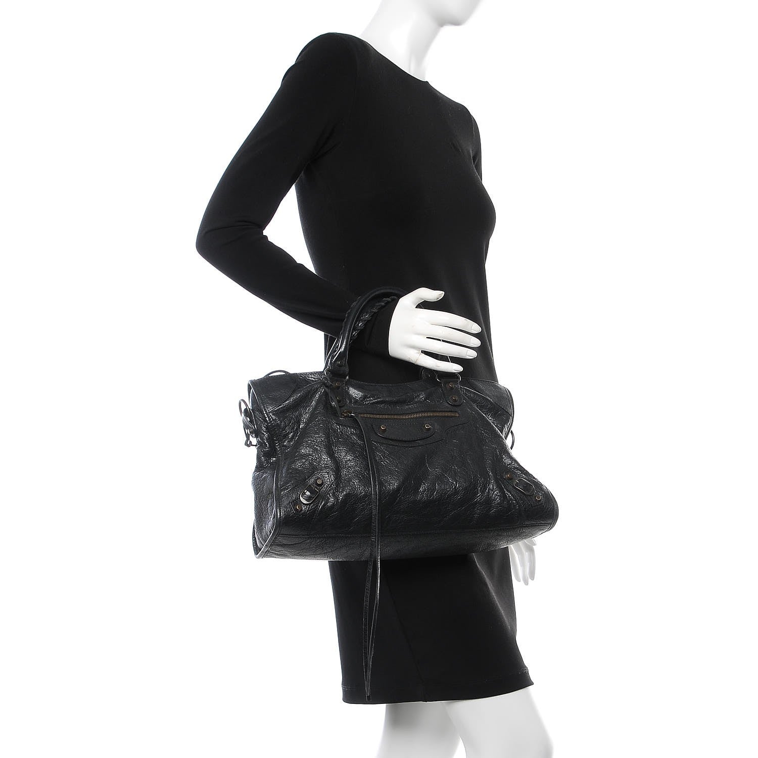 Balenciaga Agneau Classic Hardware City Black 2 of 7