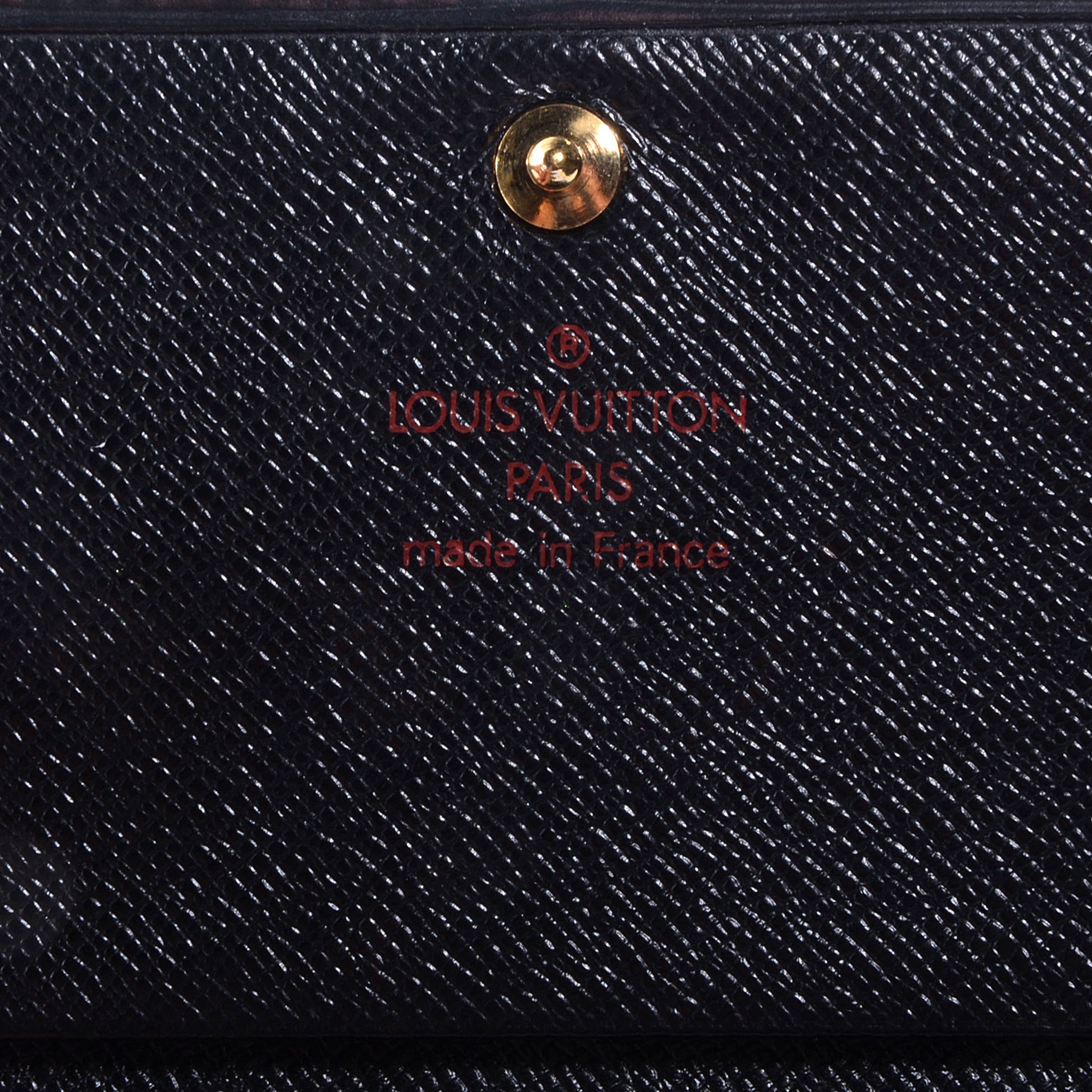 Louis Vuitton Epi Porte-Monnaie Billets Tresor Wallet Black 5 of 7
