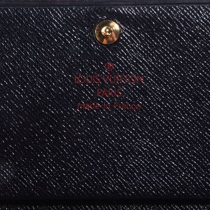Louis Vuitton Epi Porte-Monnaie Billets Tresor Wallet Black 5 of 7