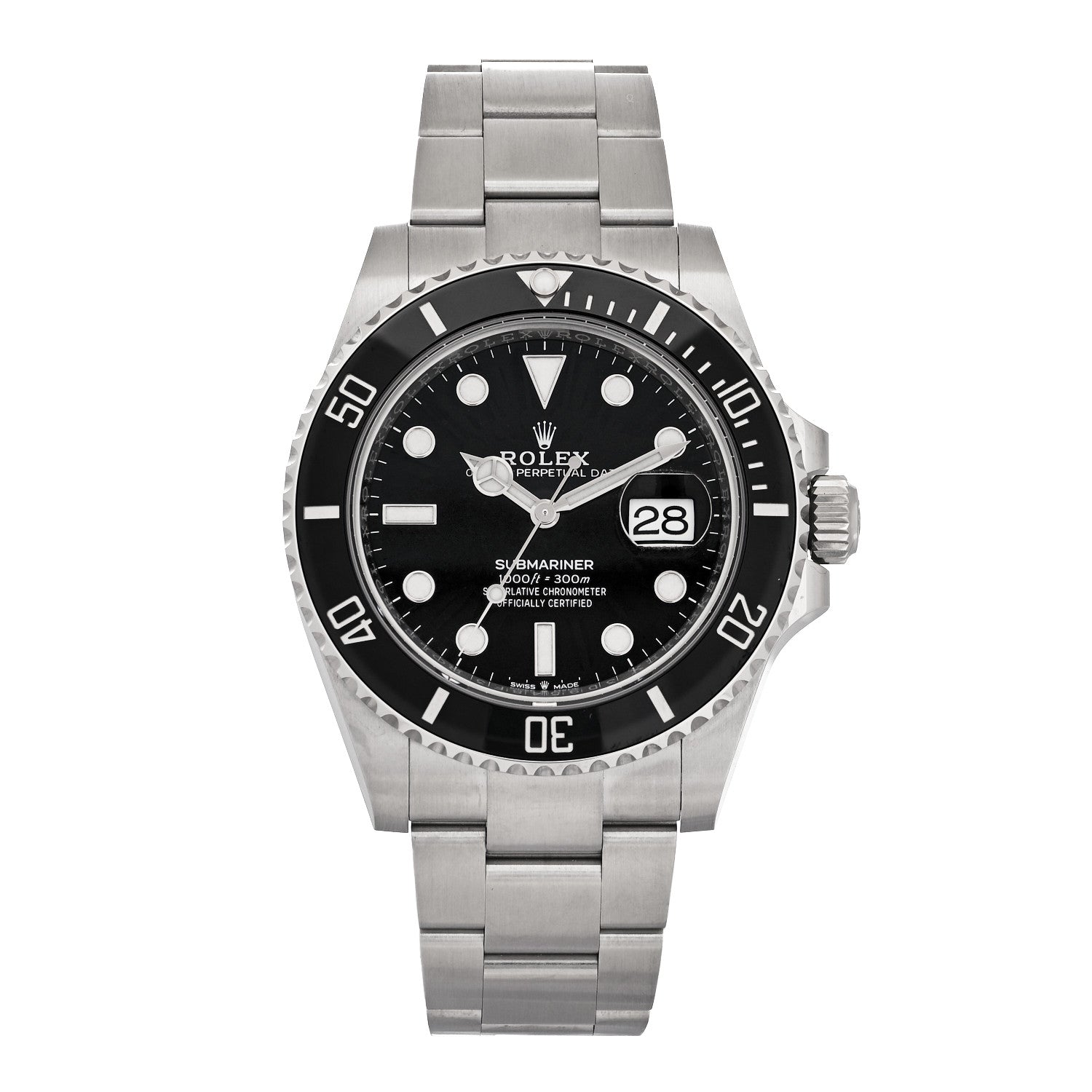 Rolex Stainless Steel 41mm Oyster Perpetual Submariner Date Watch Black 126610LN 1 of 5