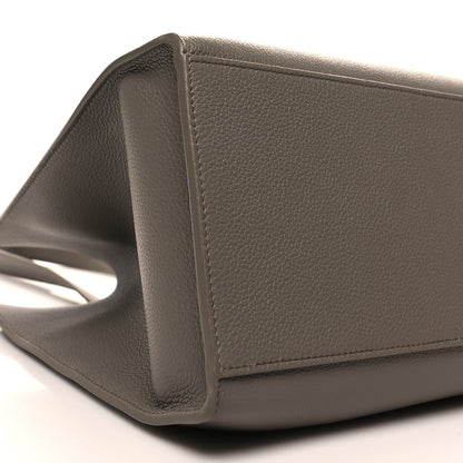Celine Supple Grained Calfskin Cabas 16 Bag Pebble 8 of 9
