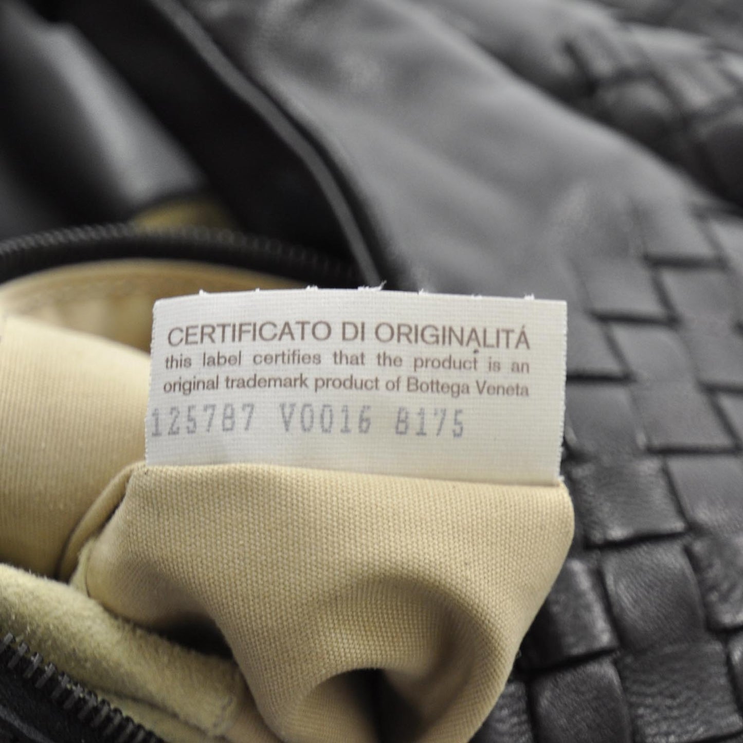 Intrecciato Nappa Campana Nero Black