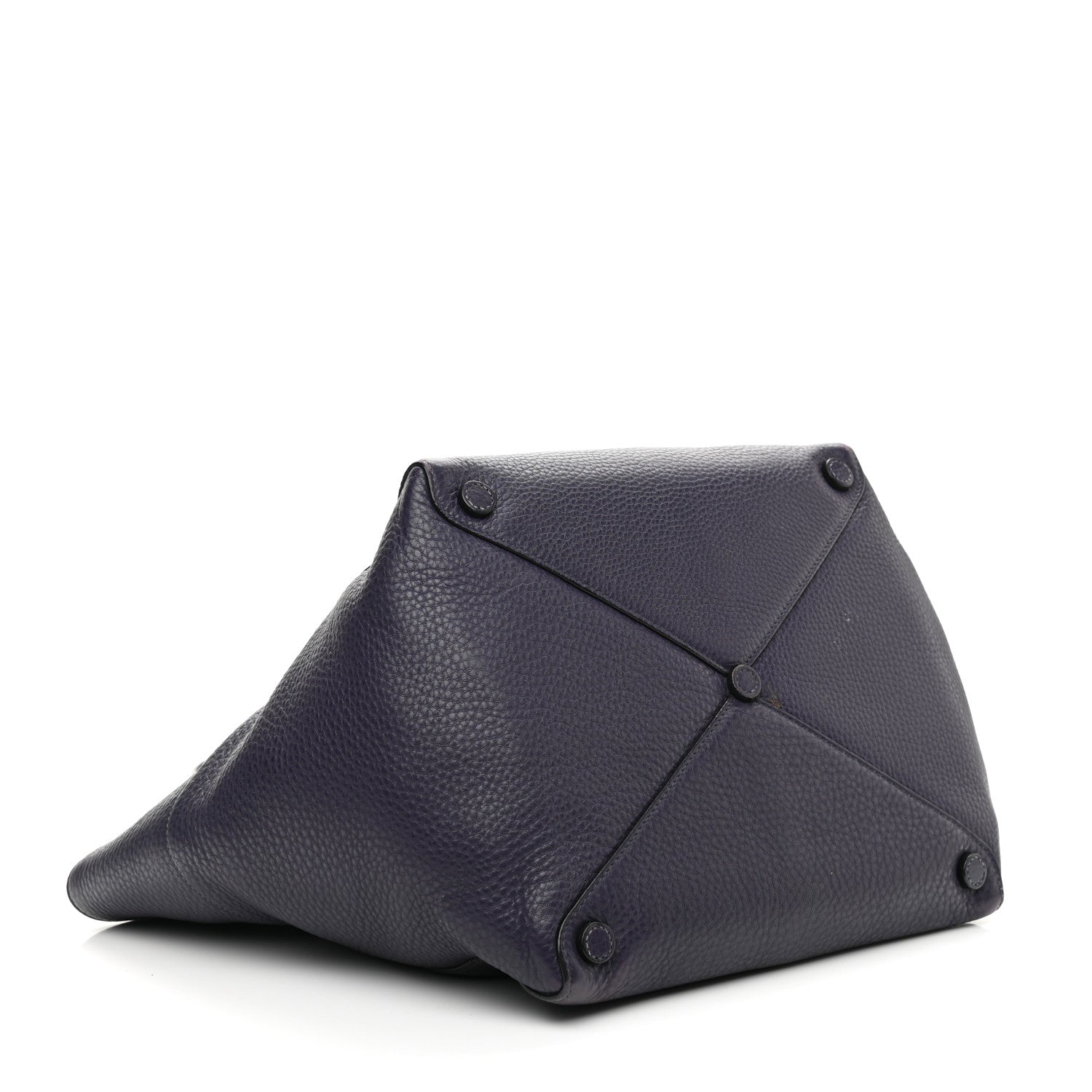 Prada Vitello Daino Tote Melanzana 3 of 19