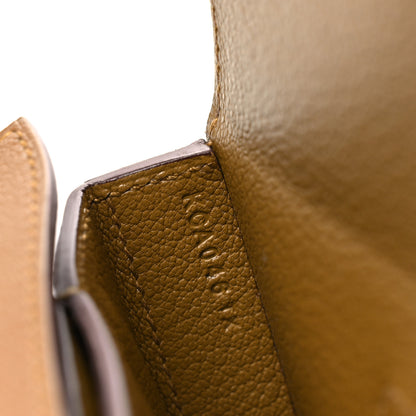 Hermes Chevre Chamkila Neo Medor Clutch Bronze Dore 7 of 13