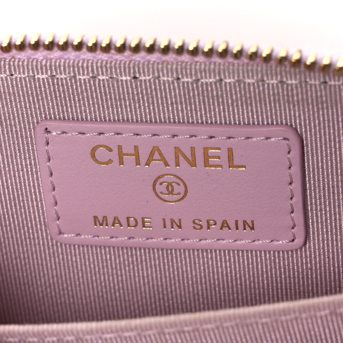Chanel Caviar Quilted Zip Coin Purse Light Pink 6 of 7