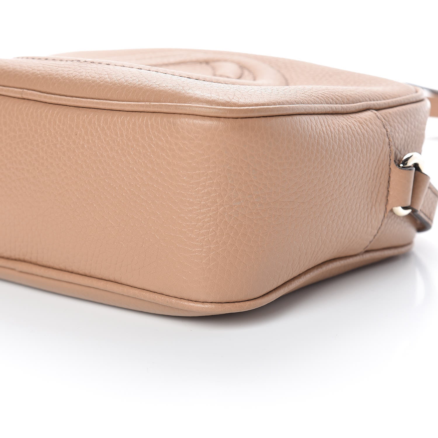Gucci Pebbled Calfskin Small Soho Disco Bag Camelia 6 of 10
