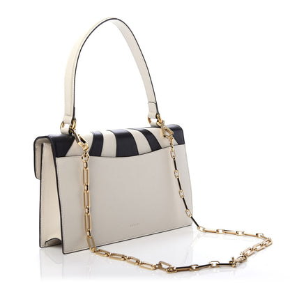 Gucci Calfskin Osiride Future Top Handle Bag Mystic White Hibiscus Red Black 3 of 12