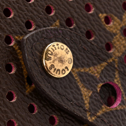 Louis Vuitton Monogram Perforated Compact Zipped Wallet Fuchsia 11 of 14