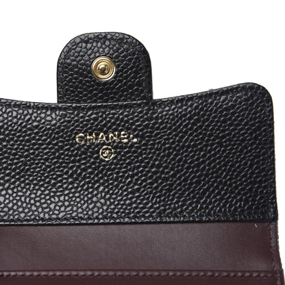 Chanel Caviar Quilted Compact Flap Wallet Black 6 of 9