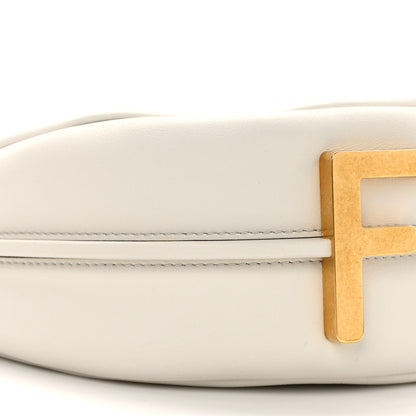 Fendi Vitello Grace Matte Small Fendigraphy Hobo Bag White Ice 9 of 10