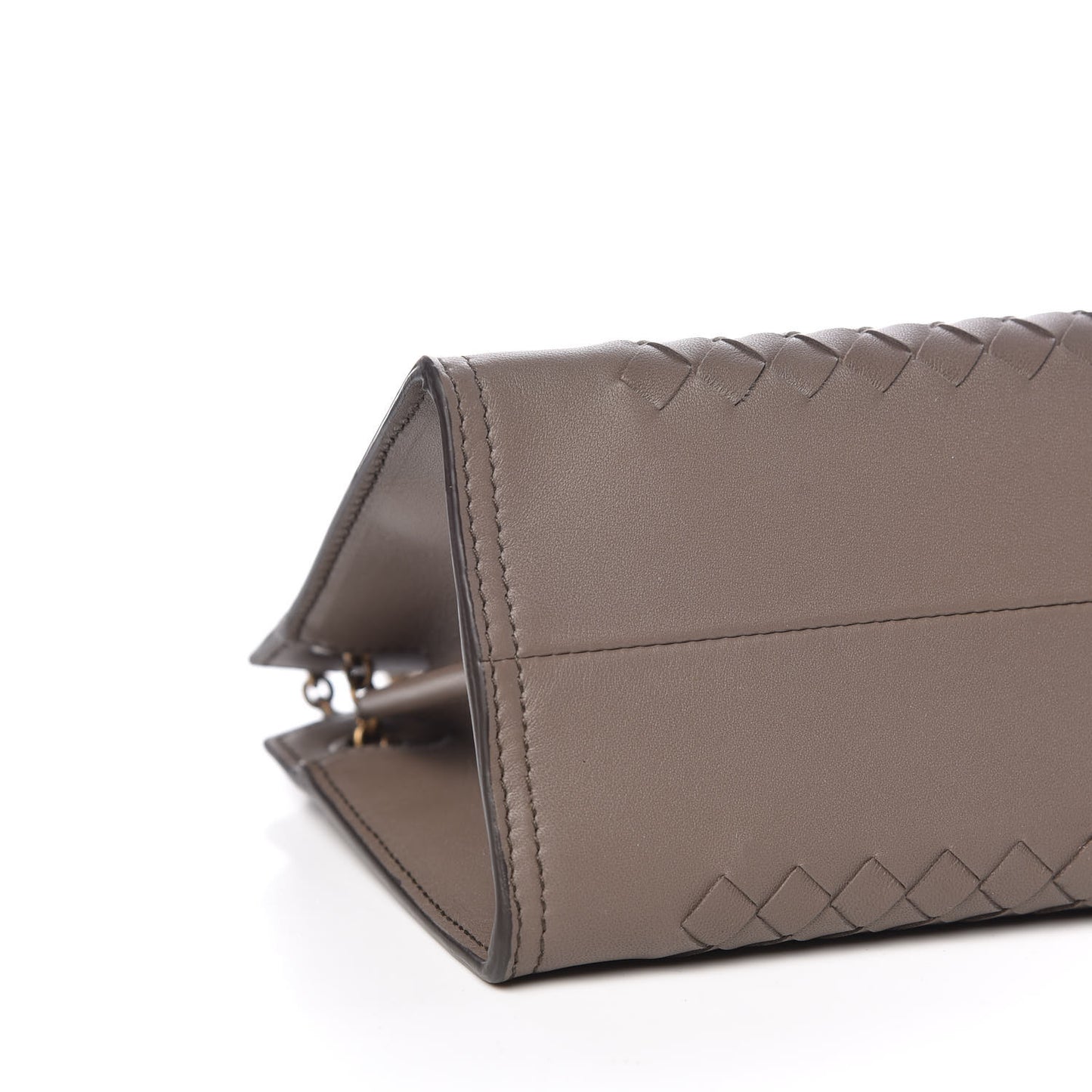 Nappa Intrecciato Chain Wallet New Steel