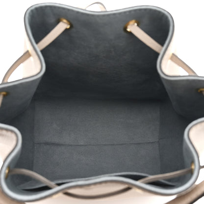 Louis Vuitton Calfskin Lockme Bucket MM Greige 5 of 11