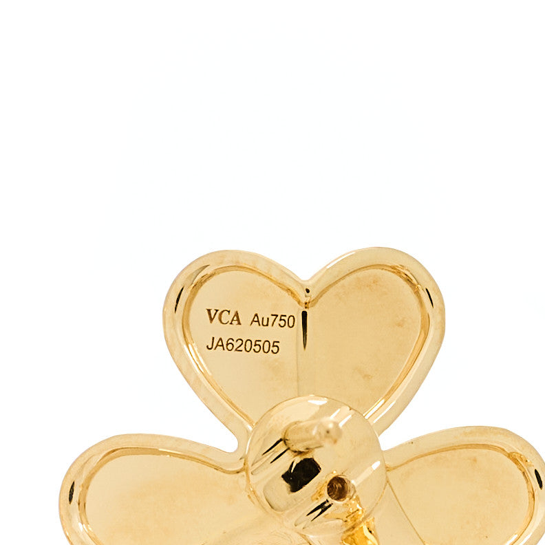 18K Yellow Gold Diamond Small Frivole Earrings