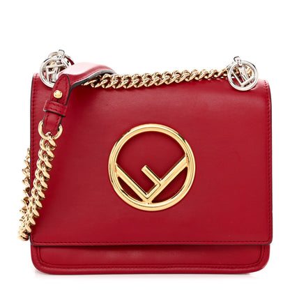 Fendi Vitello Century Opaco F is Fendi Small Kan I Shoulder Bag Fragola 1 of 13