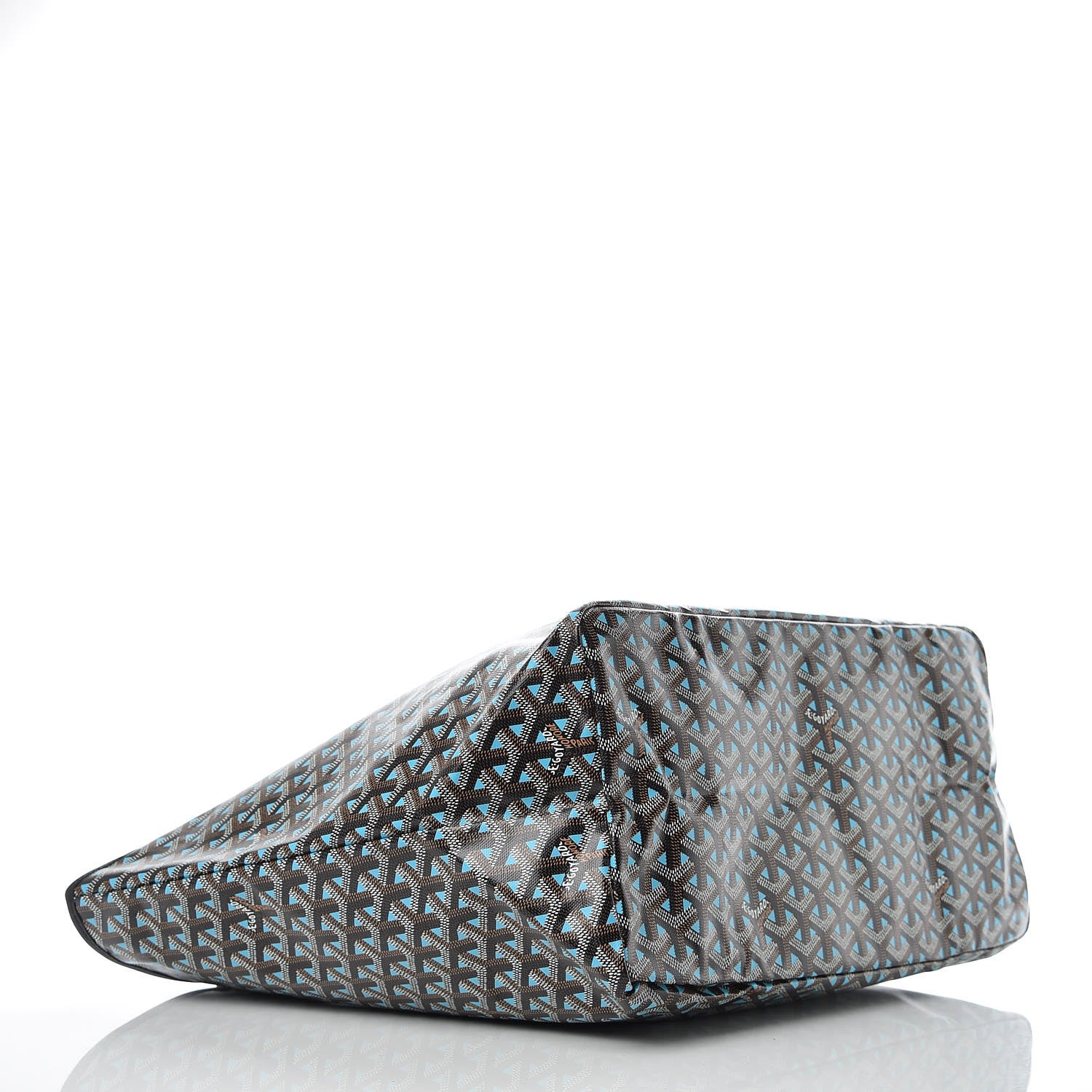Goyard Goyardine Saint Louis Claire Voie GM Black Blue 5 of 11