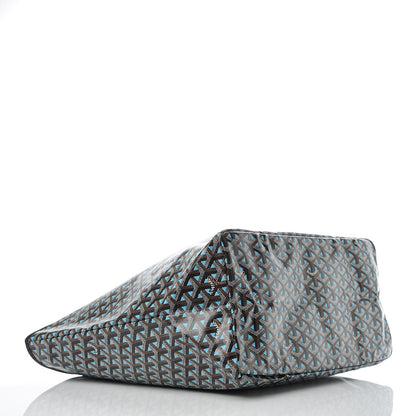 Goyard Goyardine Saint Louis Claire Voie GM Black Blue 5 of 11