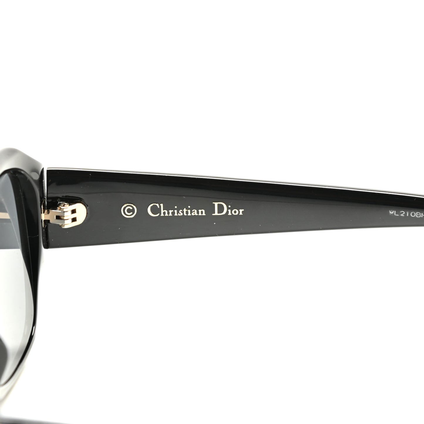Acetate Cannage Lady Dior Studs 5 Sunglasses Black