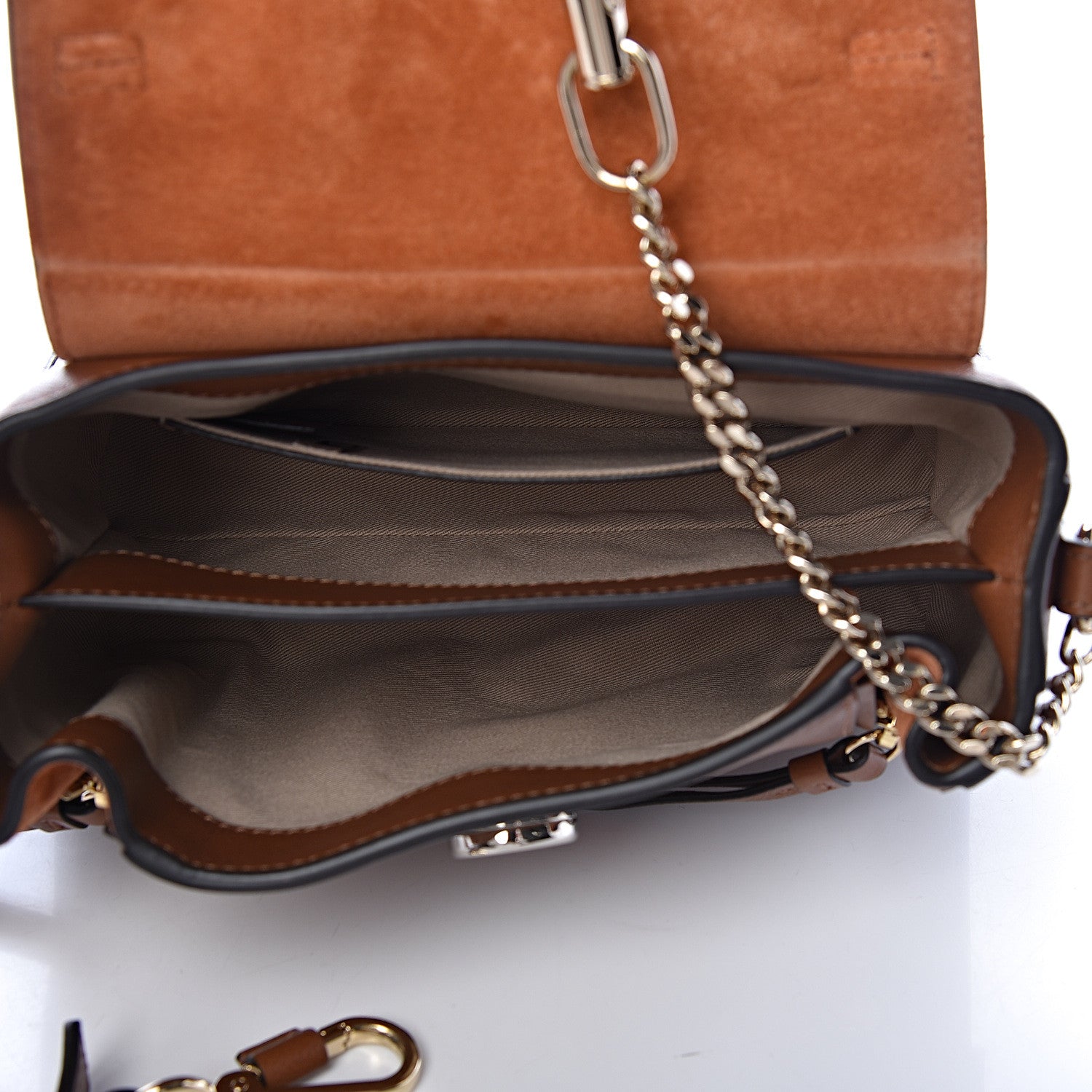 Chloe Calfskin Mini Faye Day Shoulder Bag Tan 5 of 10