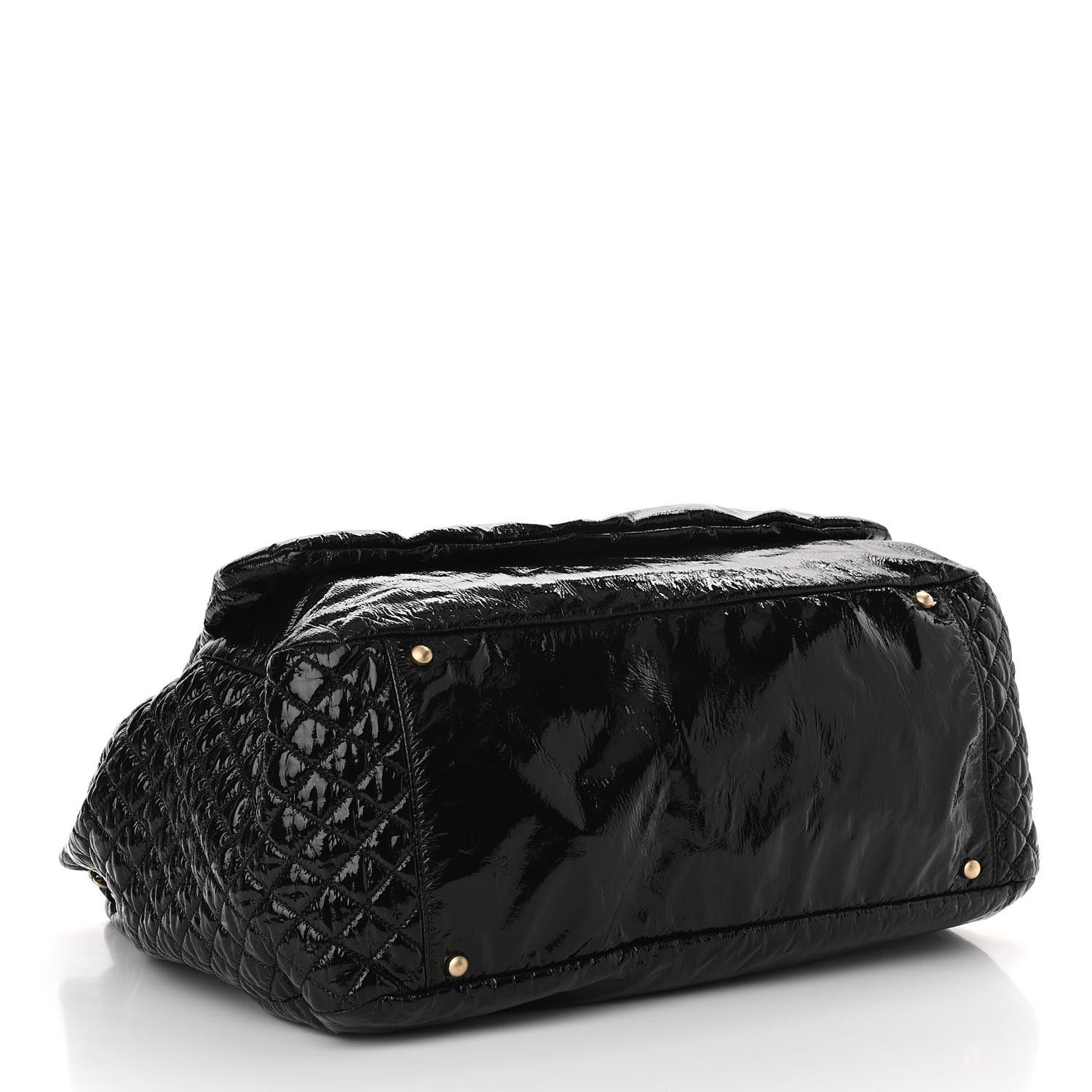 Vinyl XL Rock and Chain Flap Black
