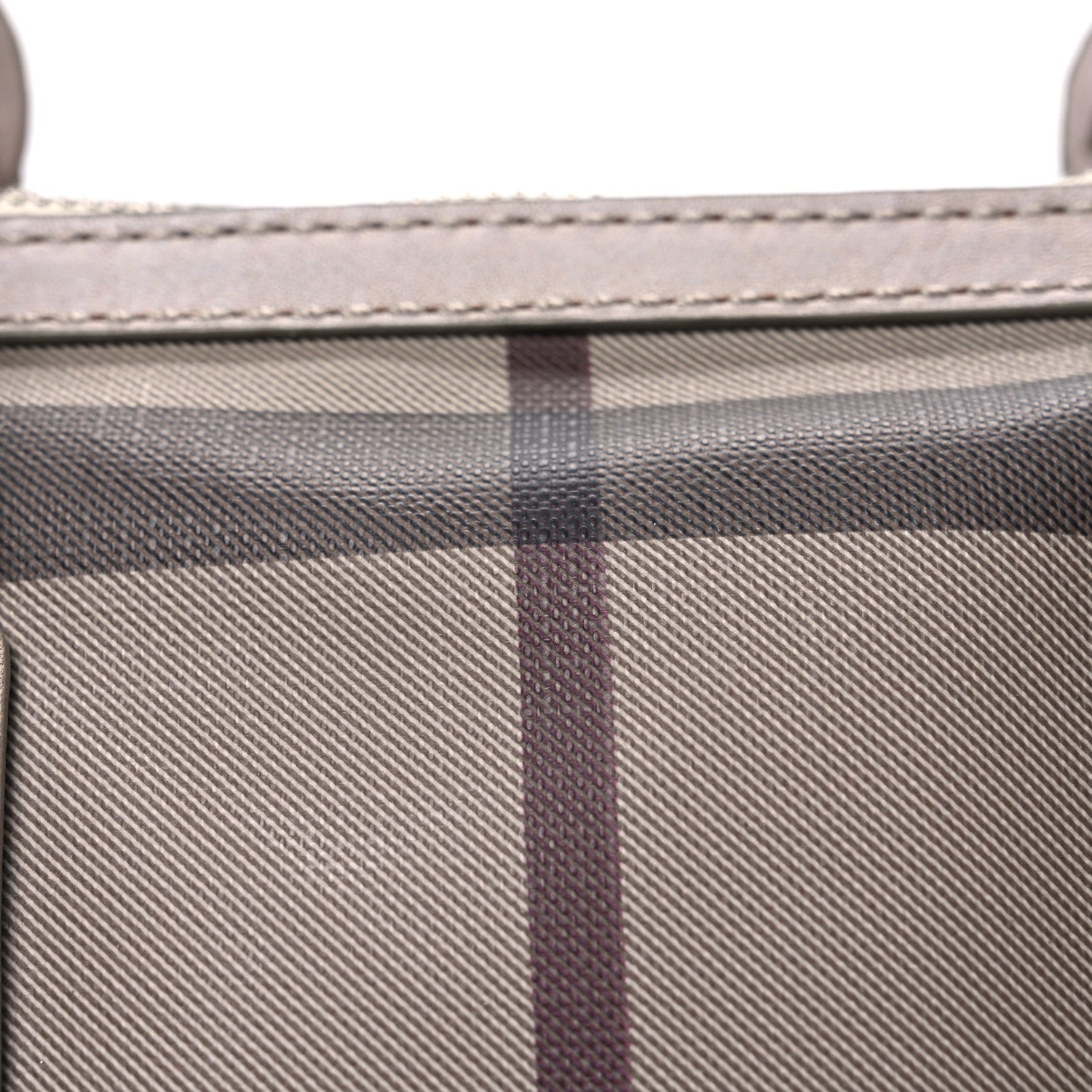 Burberry Smoked Check Small Chester Bowling Bag Trench 9 of 14