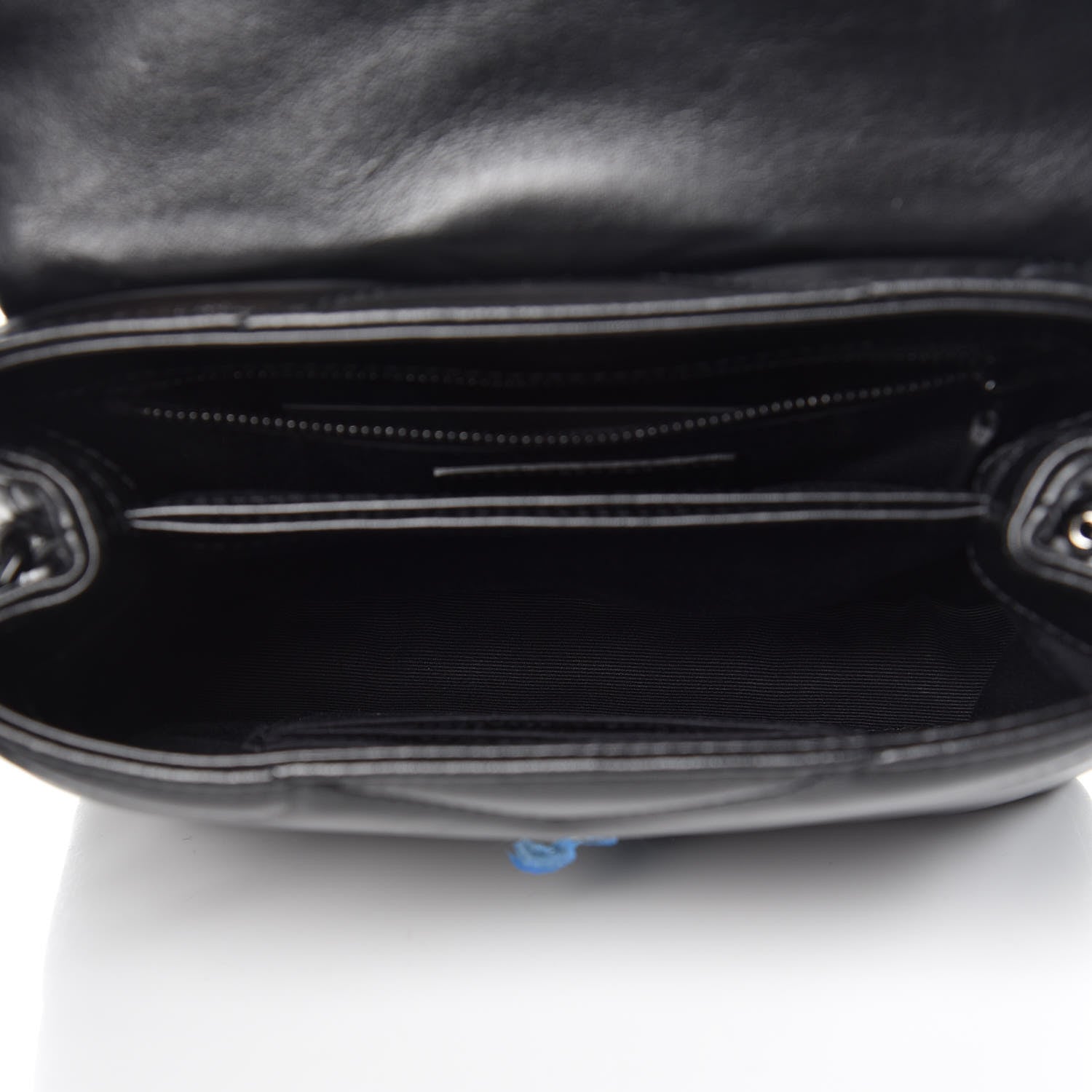 Saint Laurent Calfskin Y Quilted Monogram Toy Loulou Crossbody Bag Black 5 of 8
