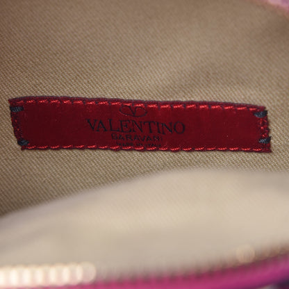 Valentino Garavani Calfskin Mini Rockstud Backpack Fuxia 6 of 7