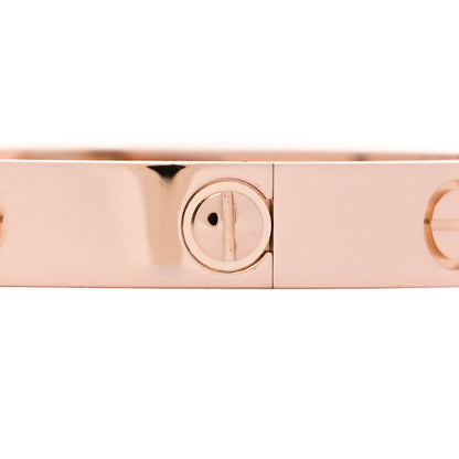 Cartier 18K Pink Gold LOVE Bracelet 15 4 of 9