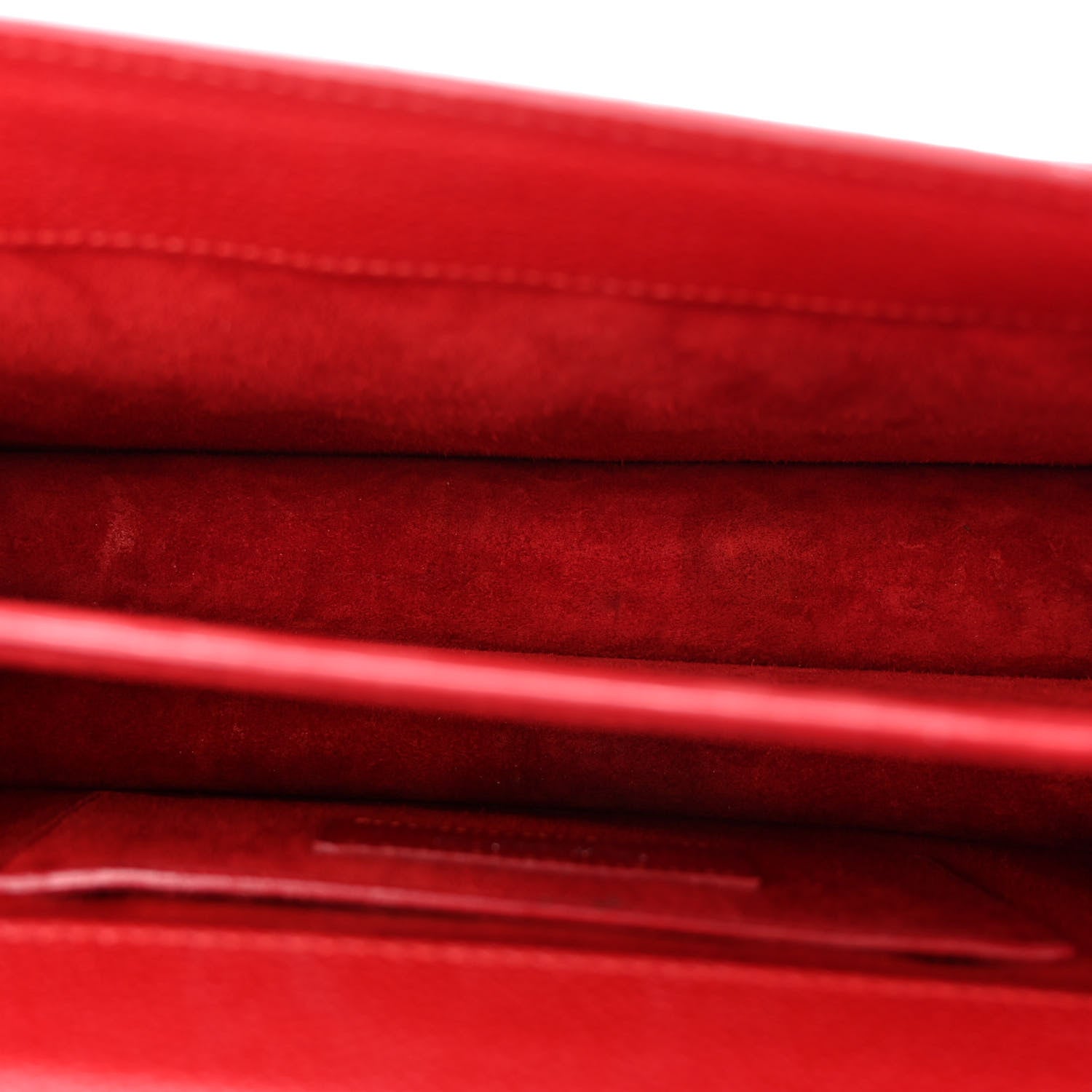 Saint Laurent Grained Calfskin Medium Monogram Sunset Satchel Red 5 of 13