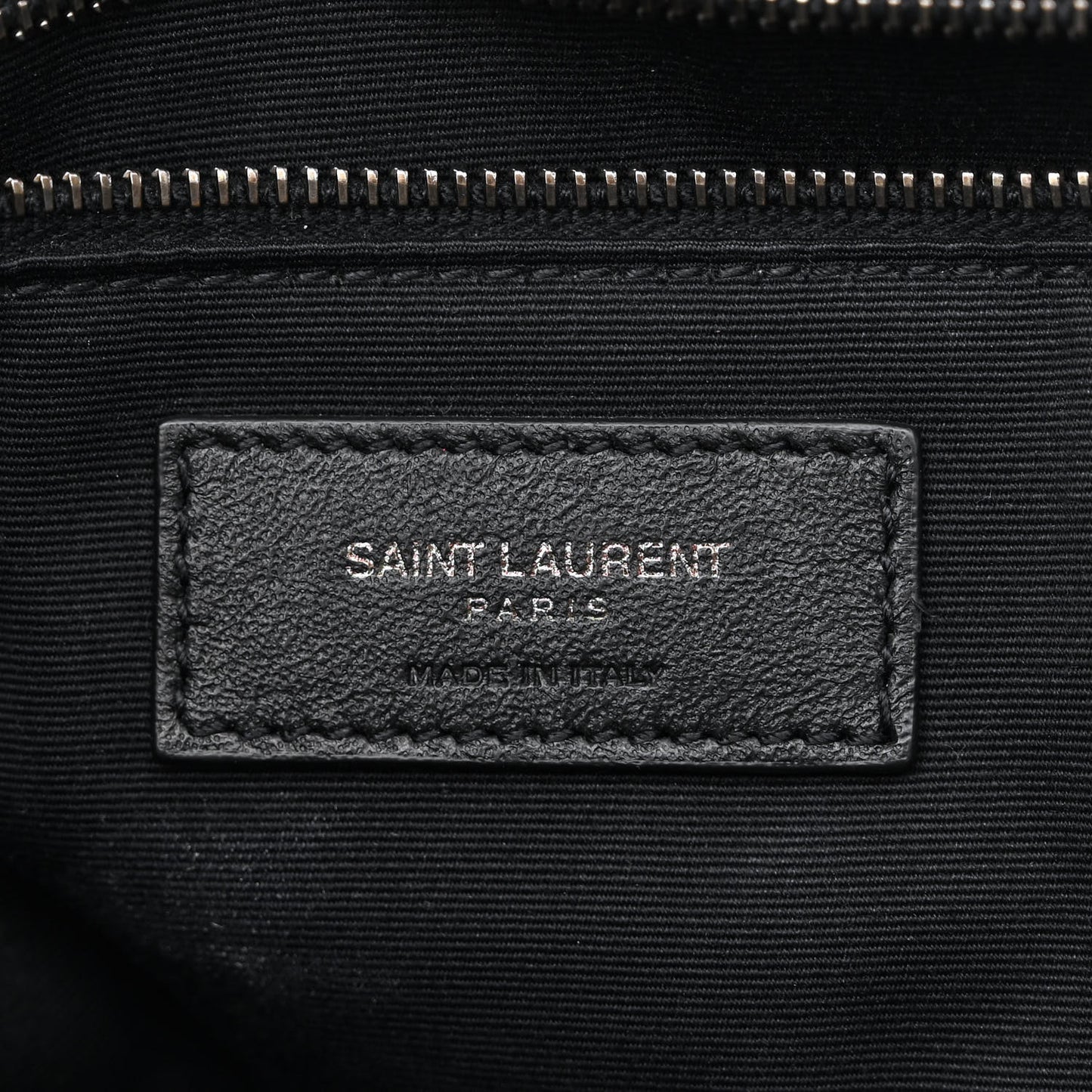Crinkled Calfskin Matelasse Monogram Large Niki Chain Satchel Black