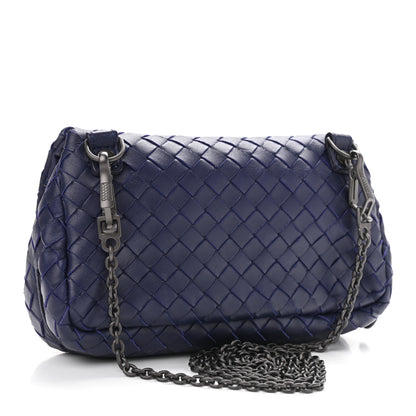 Bottega Veneta Nappa Intrecciato Small Chain Crossbody Atlantic 3 of 12