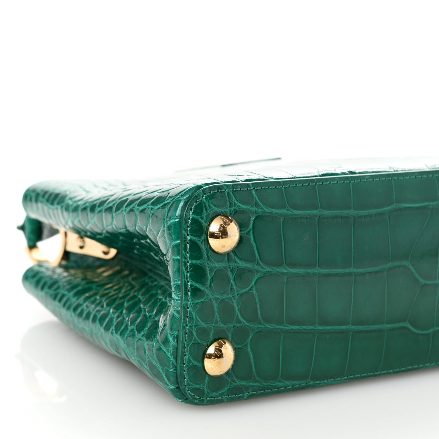 Alligator Capucines BB Emeraude