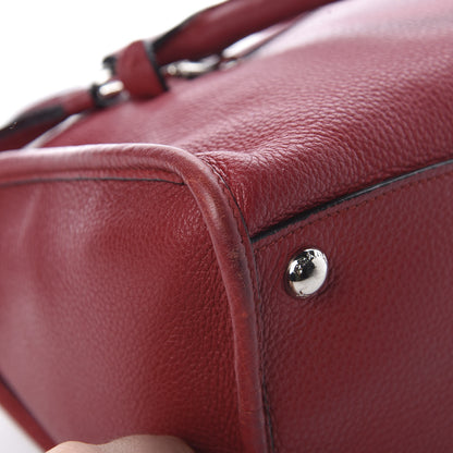 Prada Vitello Phenix Shopping Satchel Rosso 12 of 14