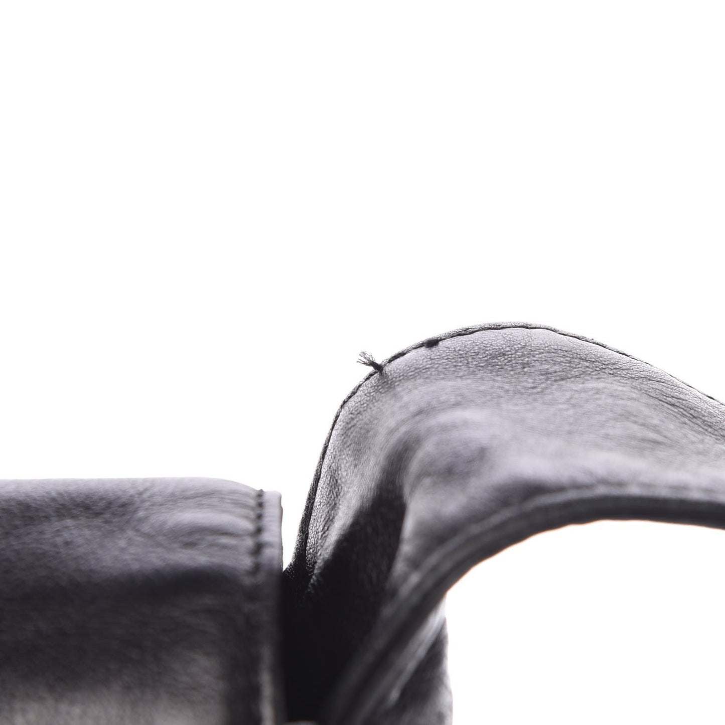 Calfskin CC Flap Shoulder Bag Black