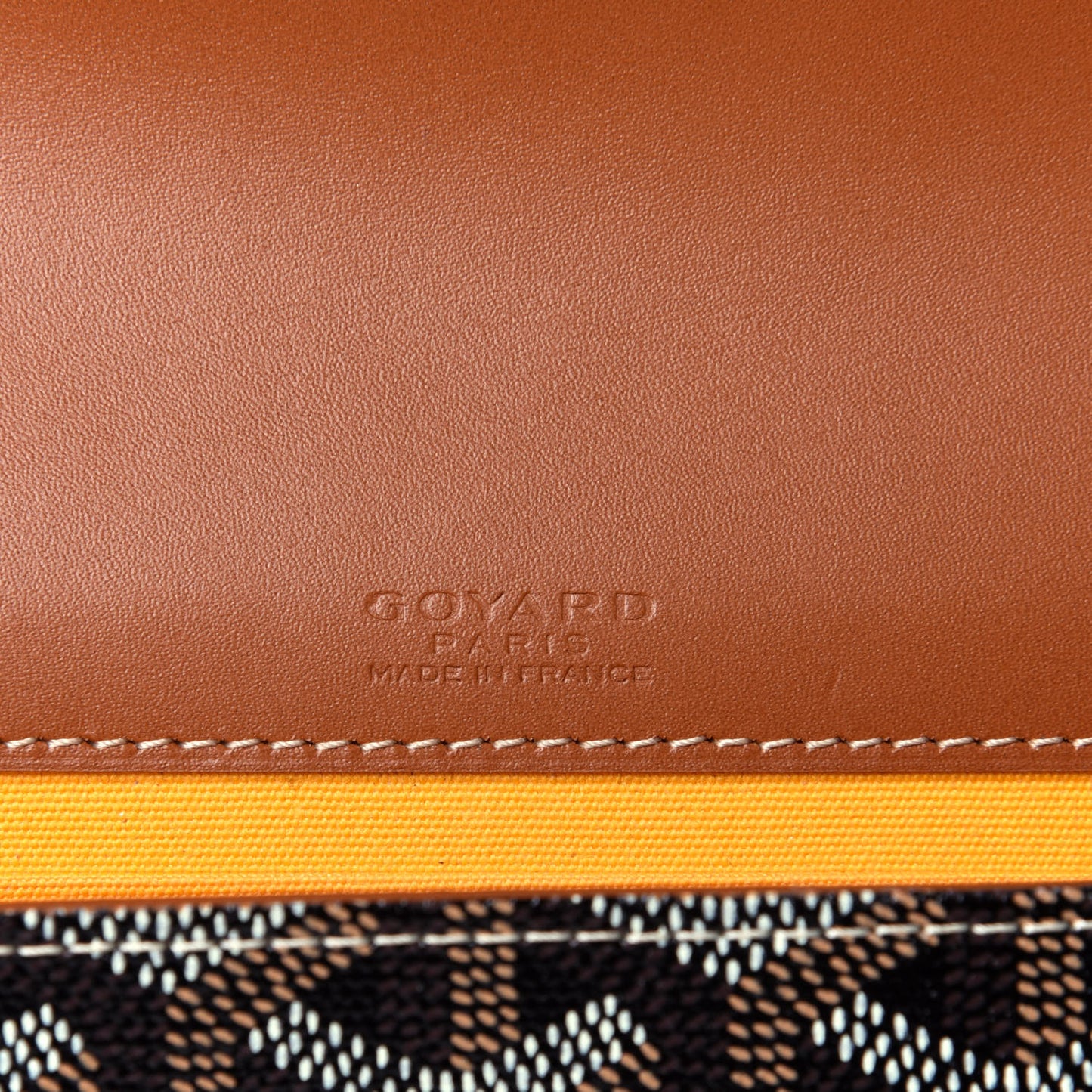 Goyardine Monte Carlo Mini Phone Case Black