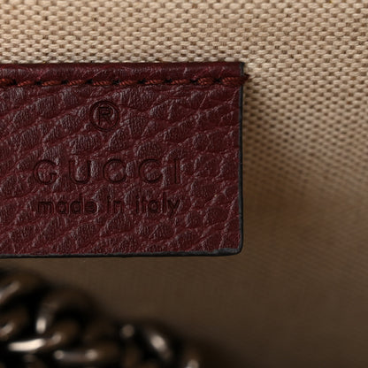Gucci Dollar Calfskin Crystal Mini Dionysus Shoulder Bag Vintage Bordeaux 6 of 12