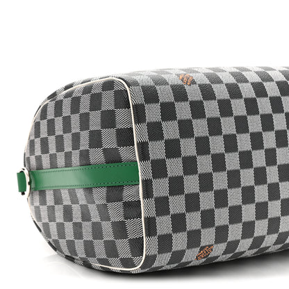 Louis Vuitton Damier Speedy Bandouliere 30 Black White 9 of 10
