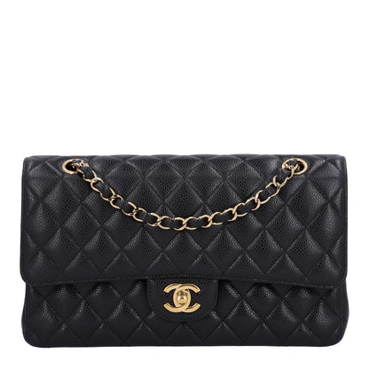 Chanel Caviar Quilted Medium Double Flap Black 1 of 10