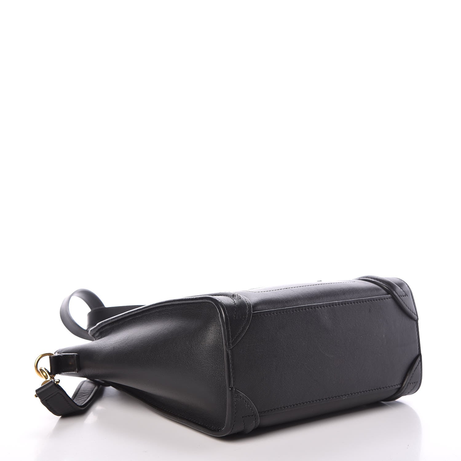 Celine Smooth Calfskin Nano Luggage Black 4 of 12