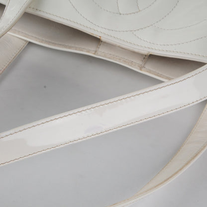 Chanel Patent CC Tote White 15 of 21