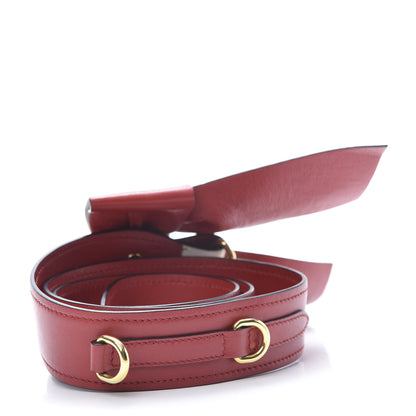 Prada Calfskin Bow Shoulder Strap Fuoco White 2 of 5