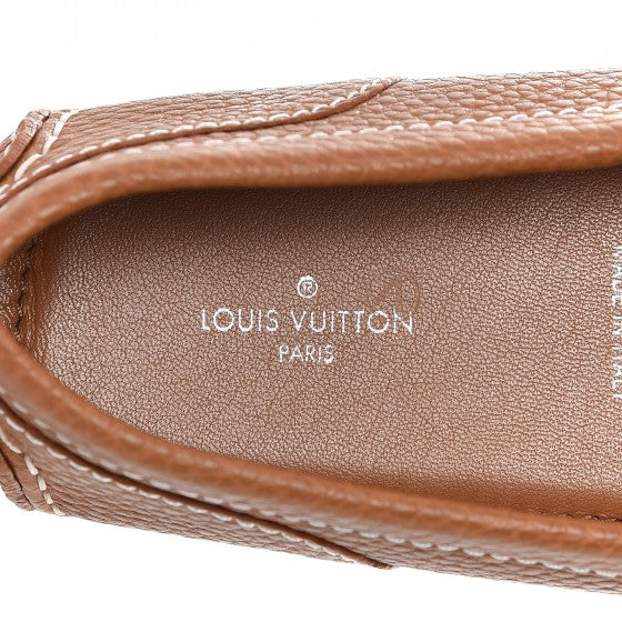 Grained Calfskin Close Up Flat Loafer 39 Brown