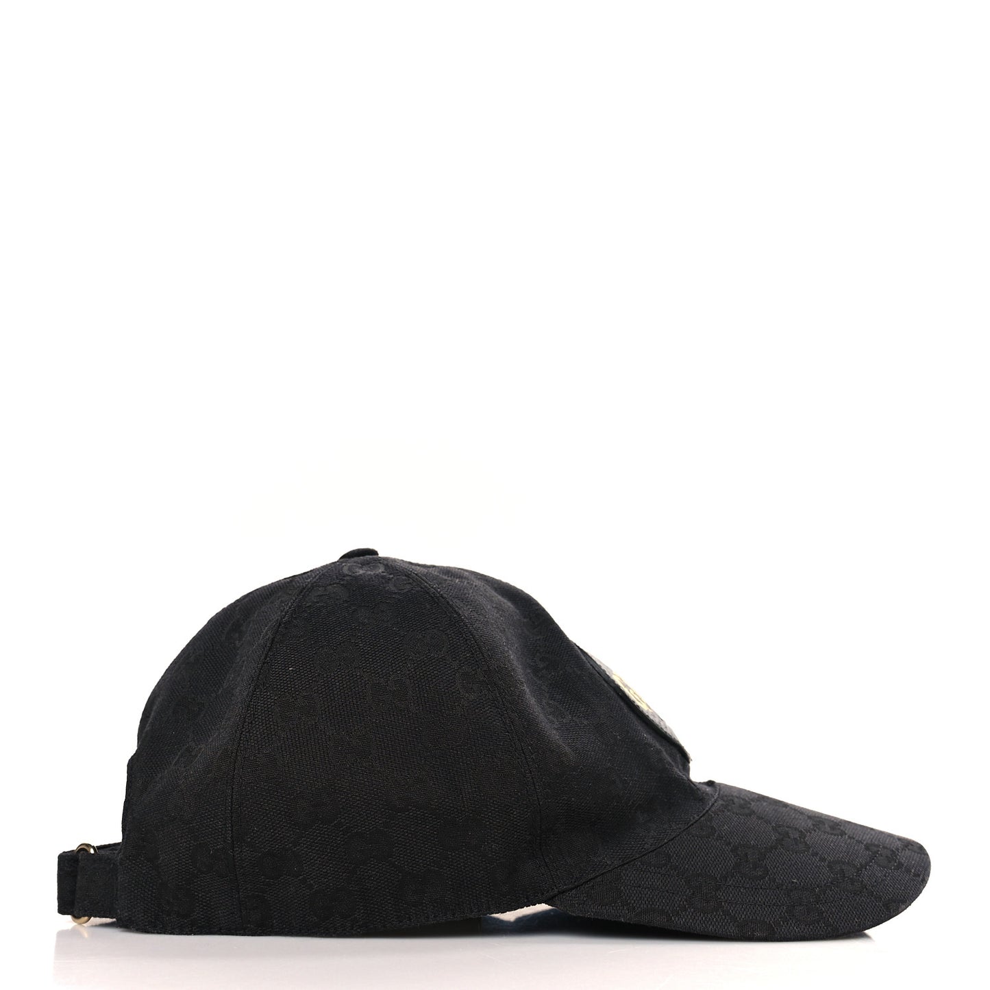 Monogram Textured Dollar Calfskin Zeno Baseball Hat XL Black