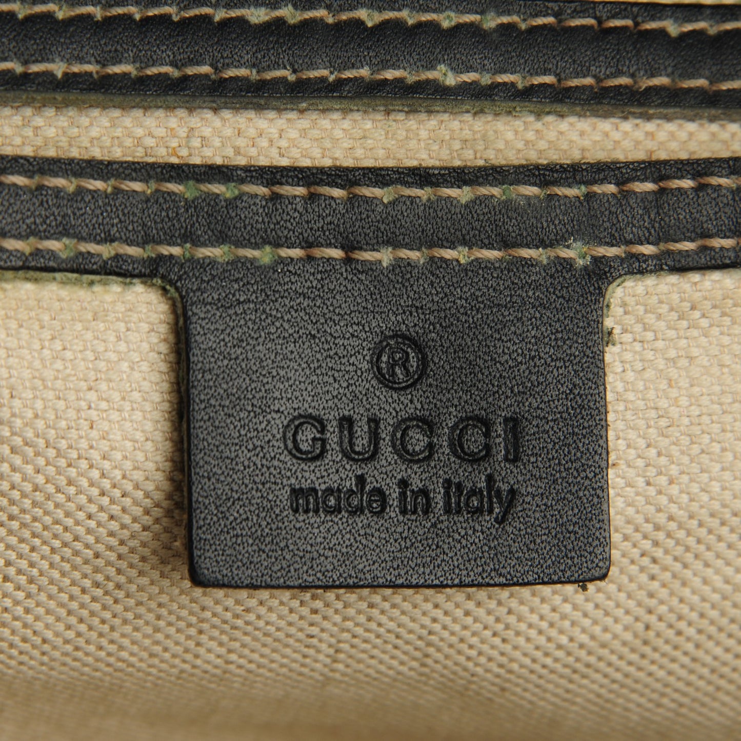 GG Plus Monogram Large Flat Messenger Bag Beige Blue