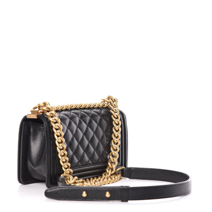 Chanel Caviar Quilted Small Boy Flap Black 3 of 11